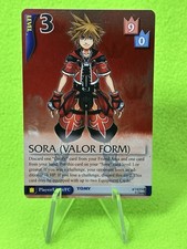 Kingdom Hearts TCG Sora Valor Form - TOMY - 4/162SR - Light Play
