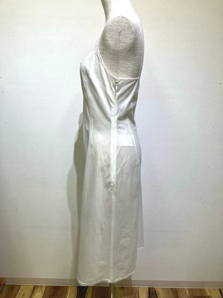 Vestido Camisola Dolce & Gabbana Talla 42 Calce Ajustado Blanco Detalle Encaje Foto 4 de 4