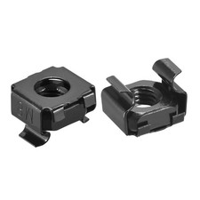 Snap-in Cage Nuts, M8 x 1.25mm Carbon Steel Nut for Server Shelve Cabinet 5pcs
