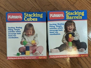 playskool stack and nest cubes
