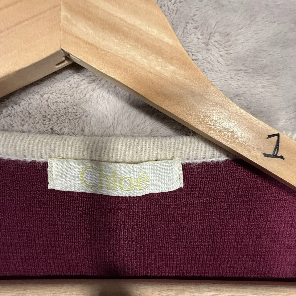 Chaqueta Suéter Abrigo Manta Lana Chloe Angora Hecho en Italia. Foto 3 de 4