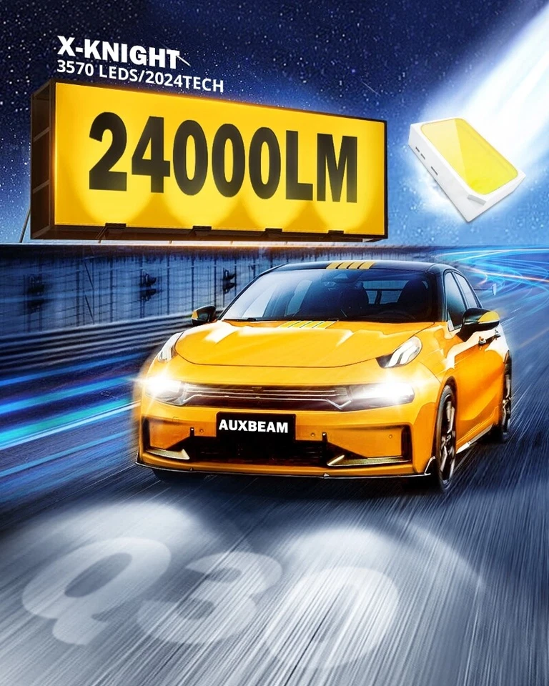 Bombilla de faro LED H4 9003 para Honda VTX1300C R S 2004 2005 2006 2007 2008 2009 Foto 4 de 4