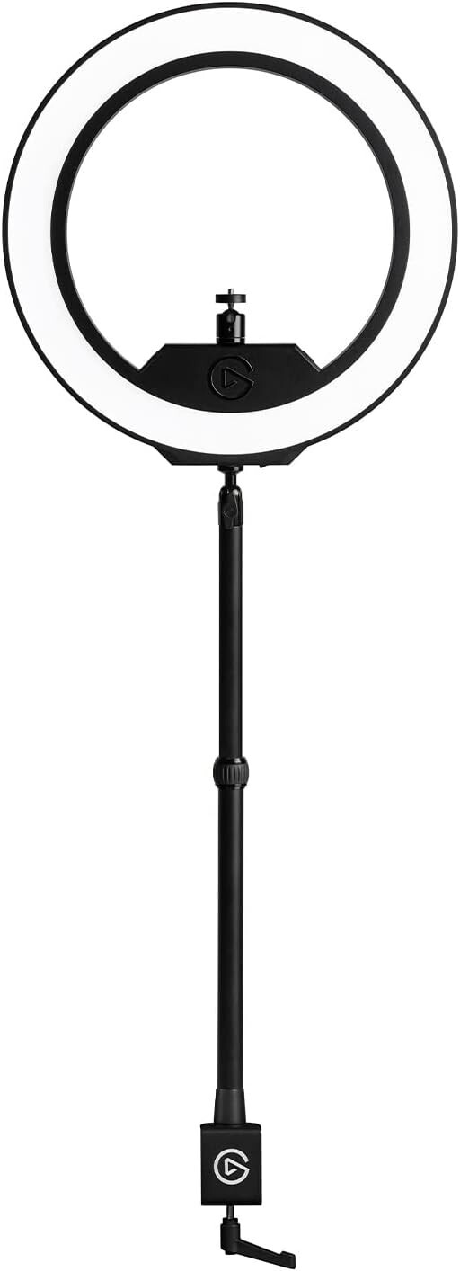 Elgato Ring Light - Premium 2500 lumens Light with desk clamp and ball mount-image