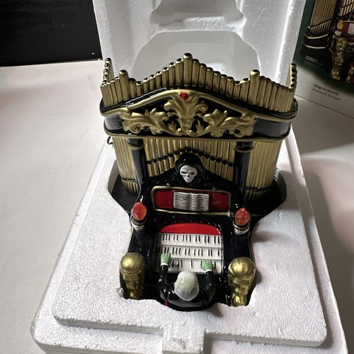Dept 56 Halloween Series Phantom of The Organ Animation Lights No Sound Read - Picture 3 of 10