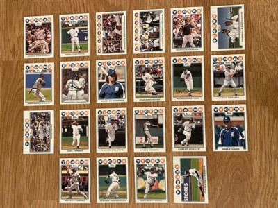 2008 Topps Detroit Tigers Team Set (ALL 22 CARDS) Factory Set **SHARP**