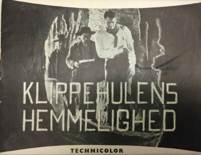Höhle der Gesetzlosen Macdonald Carey Alexis Smith 1951 Vintage altes dänisch...