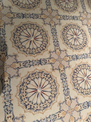 8' X 8' STARK ''Chartress'' Unique & Rare Needlepoint Rug Square Hand-Knotted Wool