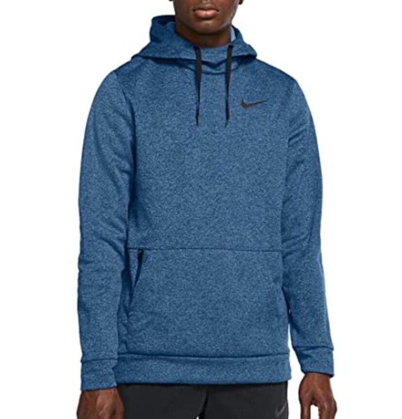 nike therma hoodie obsidian