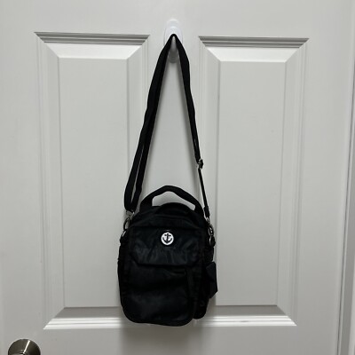 Black Nylon Crossbody Bag