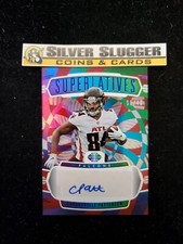 2022 Cordarrelle Patterson Panini Illusions Superlatives Auto Blue /49 Falcons