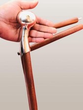 Designer Walking Stick with Knob Brass Handle   Perfect for Style  Stability