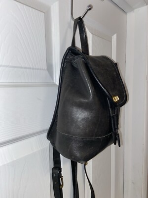 バッグ Coach Vintage Backpack Shoulder Leather COACH Old Coach Vintage Backpack Bag Leather Brown 9960 Length 9