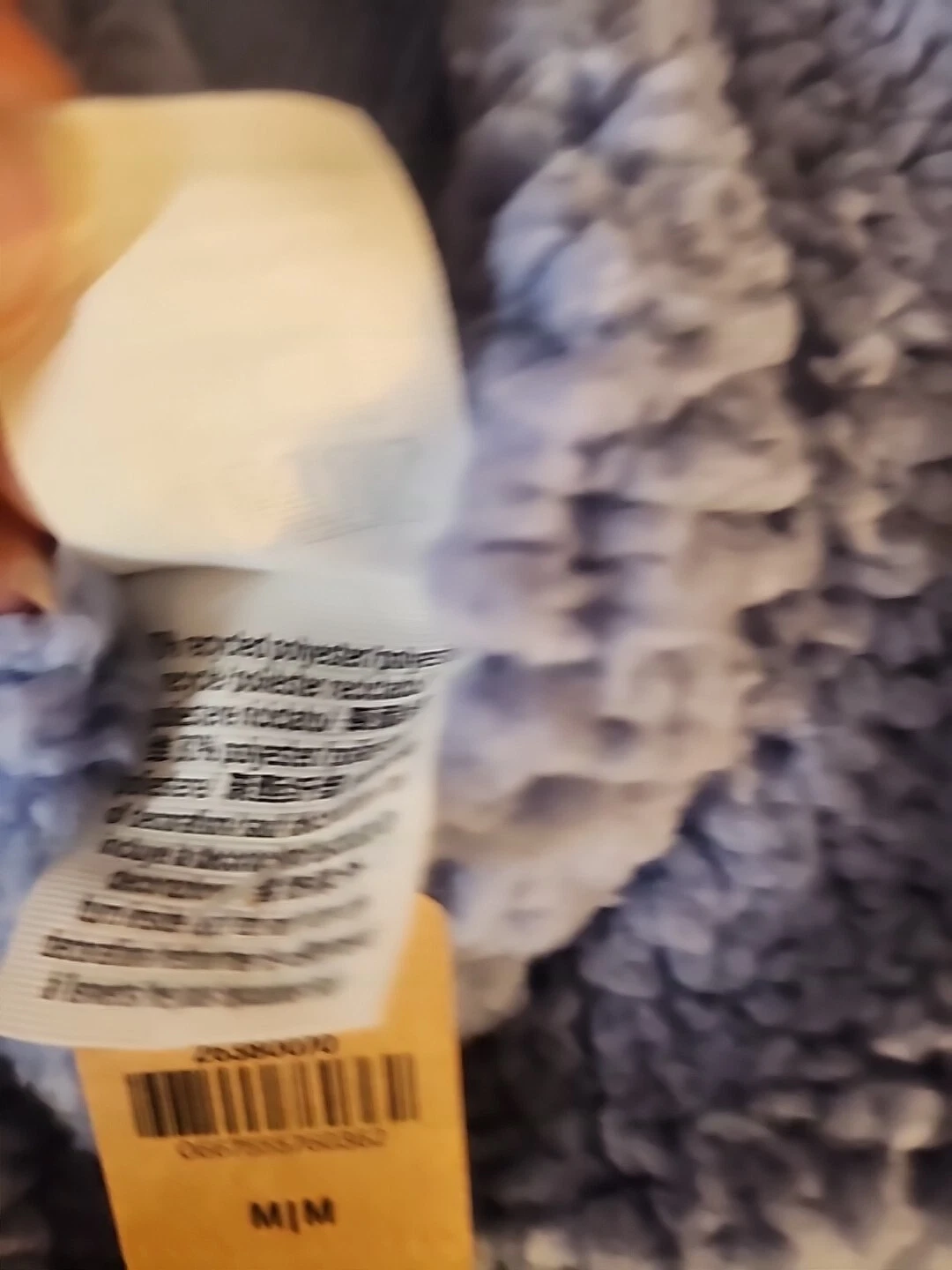 UNDERCOVER Felpa con cappuccio Victoria’s Secret ROSA Sherpa Fuzzy nuova con etichette taglia media BLU