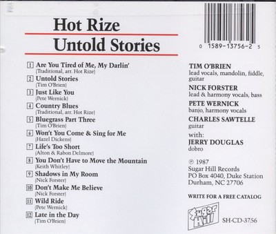 HOT RIZE - UNTOLD STORIES NEW CD 15891375625| eBay