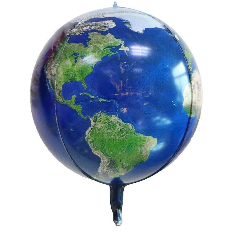 Planeta Tierra Esfera Globo 22" Esfera Azul Planeta Tierra Globo Mundo Globo 3 piezas - Imagen 1 de 4