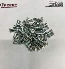 Precision Steel Plated Shoulder Screw QTY (100) 3/8 Head - 10-32 Made in USA