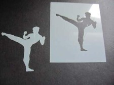 L647E Karate Sidekick STENCIL Mylar Durable Reusable Airbrush Made in USA