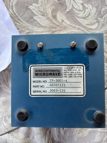 INTER CONTINENTAL MICROWAVE TF-3001-A Adjustable Mainframe Test Fixture w/Case - Picture 3 of 7