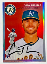 2023 Topps Chrome Platinum #104 CODY THOMAS Silver Refractor ATHLETICS