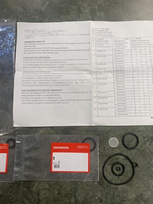 back number サイン Carburetor Gasket Kit Genuine OEM ATC110 Trail 90 110 CT90 CT110
