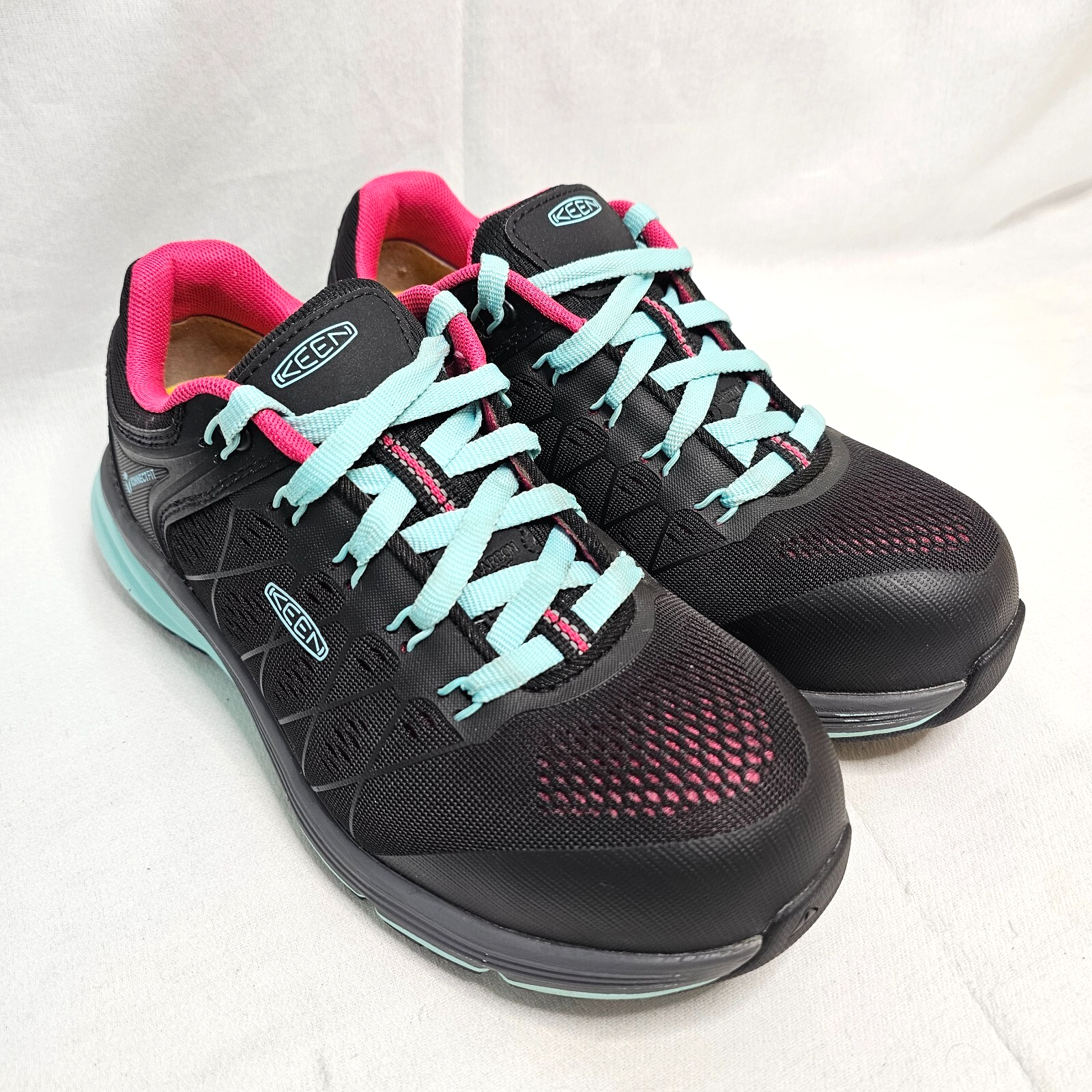 Scarpe stivali da lavoro KEEN Utility Vista Energy Carbon punta di sicurezza nero donna 7 5M