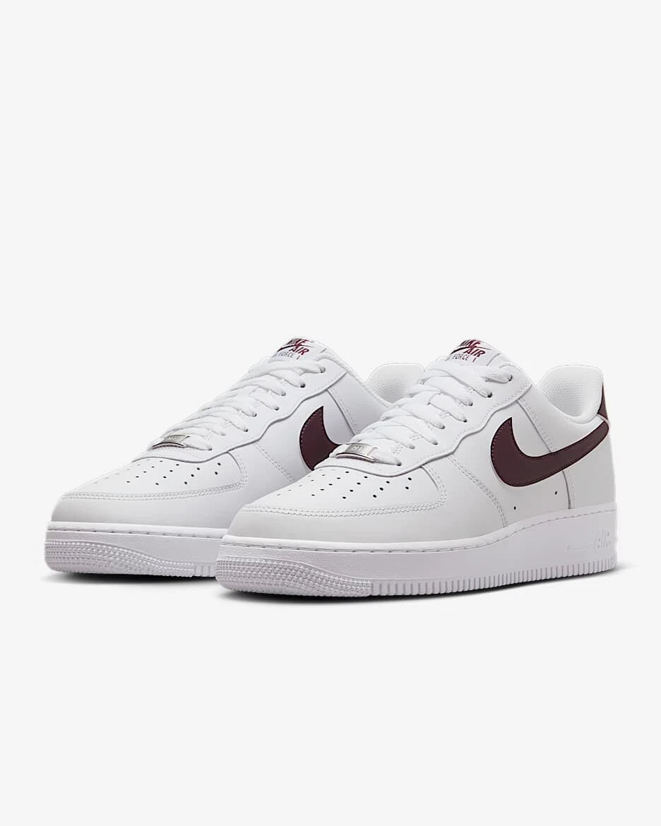 Nike Air Force 1 '07 White Burgundy Crush for Sale | Authenticity