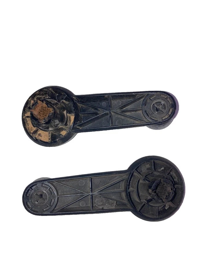 Jeep Cherokee XJ 84-96 OEM Manual Crank Window Handle Pair Black FREE SHIPPING Foto 3 de 4