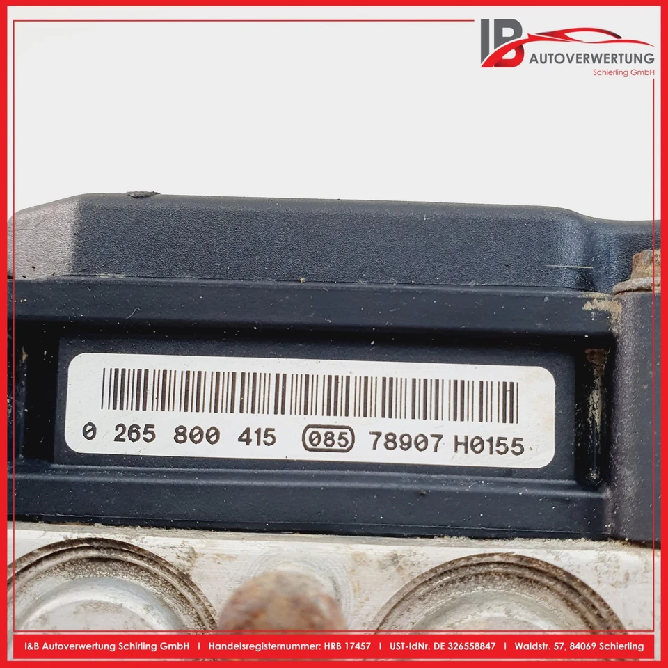 PEUGEOT PARTNER 5F 1.6 HDI 75 unidad de control ABS bloque hidráulico 0265800415 ORIGINAL Foto 4 de 4