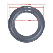 Replacement 10" Speaker Rubber Surround For Rockford Fosgate HE2 Series Subwoofe