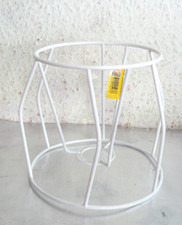 PETER SMITZ Lampenschirm E14 Lampe Gestell Schirm  Basteln weiß plastifiziert