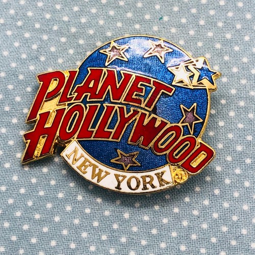 Planet Hollywood Classic Logo Souvenir Enamel Lapel Pin Brooch