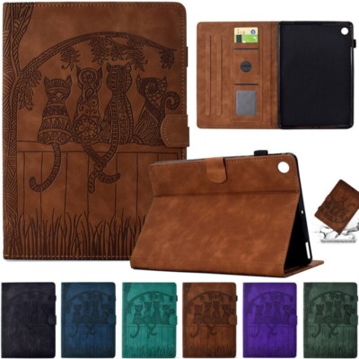For Samsung Galaxy Tab A A7 A8 A9+ S7 S8 S9 S10 FE Shockproof Leather Case Cover