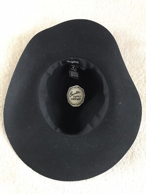 Brixton Supply Co Piper black floppy wool felt hat S small 7  display picture 2