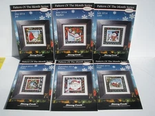 Set Stoney Creek Collection Pattern Of The Month 2014 Lot of 6