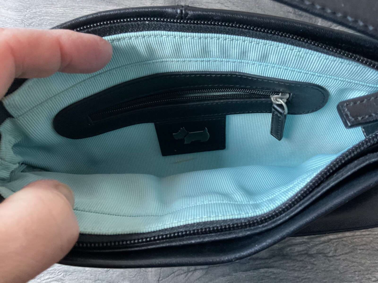 RADLEY HANDBAGS x 4,BLACK COLOUR,ALL HAVE THE DOG TAG ON,NICE & CLEAN