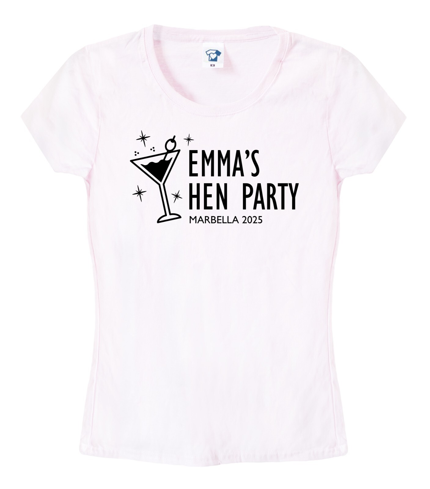 ALTRA T shirt personalizzate addio al nubilato trip top bambina tema vetro Martini 966