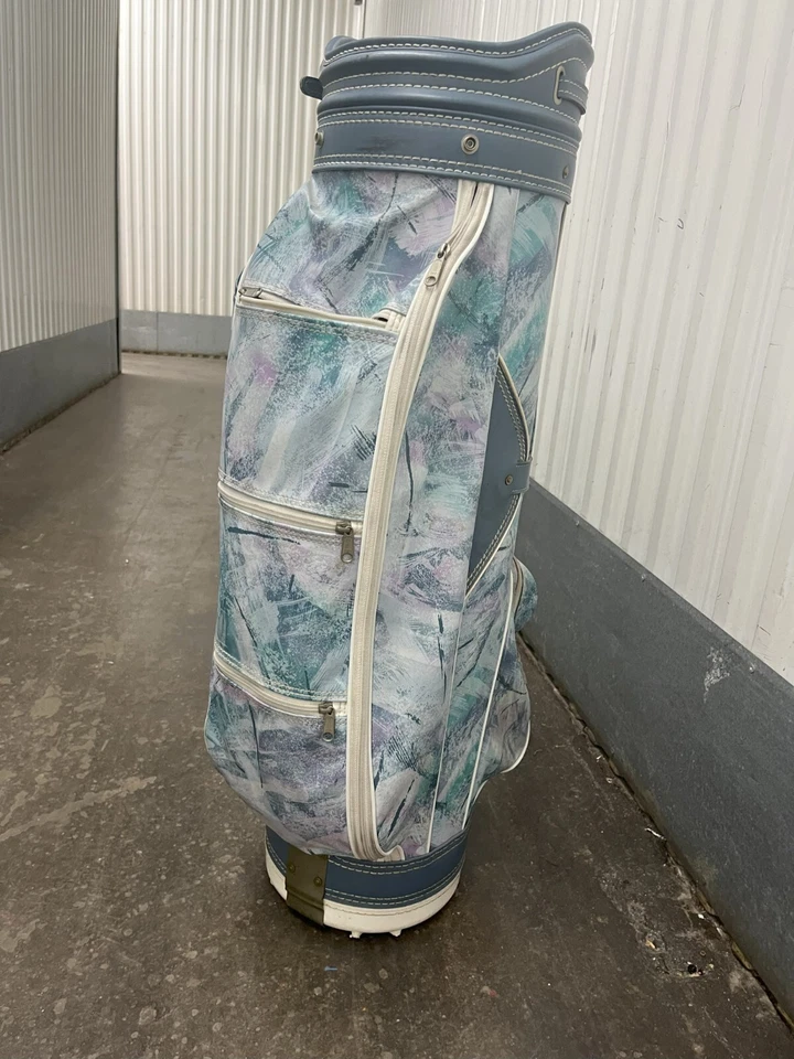 Bolsa de golf Cobra con 6 ranuras divisorias - retro vintage Foto 3 de 4