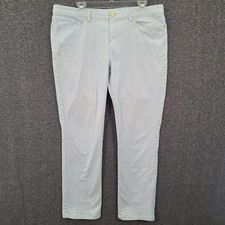 Brooks Brothers 346 Womens Pants Size 14 Natalie Fit Chino Light Blue