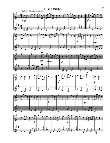 Horn & Trumpet duets - Mozart 12 Horn Duets K.487 trans. NEW Horn on top part - Picture 4 of 5
