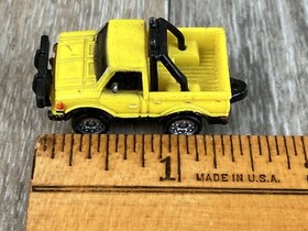 Micro Machines Datsun Truck Yellow Galoob 1986