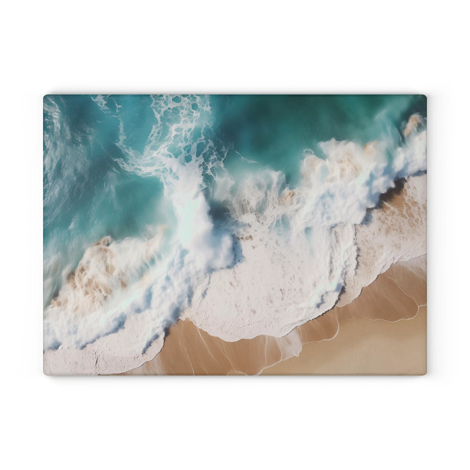 Beach Waves Tempered Glass Cutting Board - Stunning Kitchen Decor
Opens in a new window or tab
