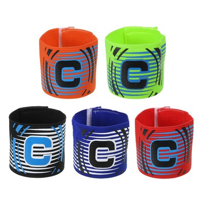 Kapitän Armband 5Pack Verstellbares Elastisches Fußball Kapitän Armband 5 Farben