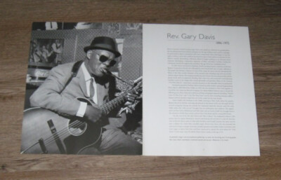 GREAT GUITARISTS Rev. Gary Davis original TWO pages PHOTO + article