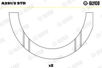 Glyco A291/2 STD Distanzscheibe, Kurbelwelle For Alfa Romeo Chrysler Fiat Jeep L