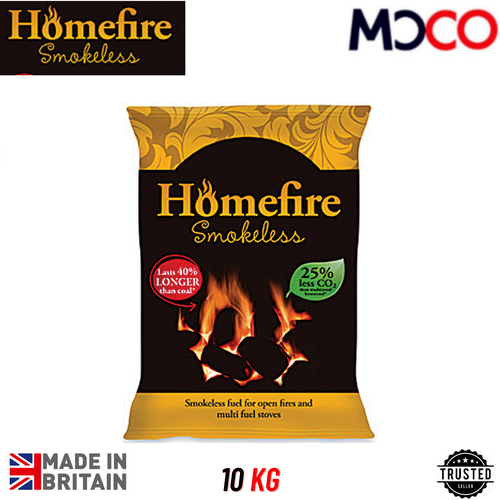 CPL Homefire Smokeless For Open Fire Fuel Lasts 40 Percent Longer Than