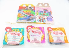 Vintage 1998 Nascar Hot Wheels McDonalds Happy Meals Lot Of 3