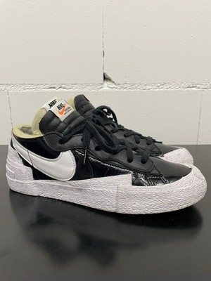 Nike x sacai Blazer Low (Black Patent Leather) Gr.40 COLLAB Chitose Abe 2022