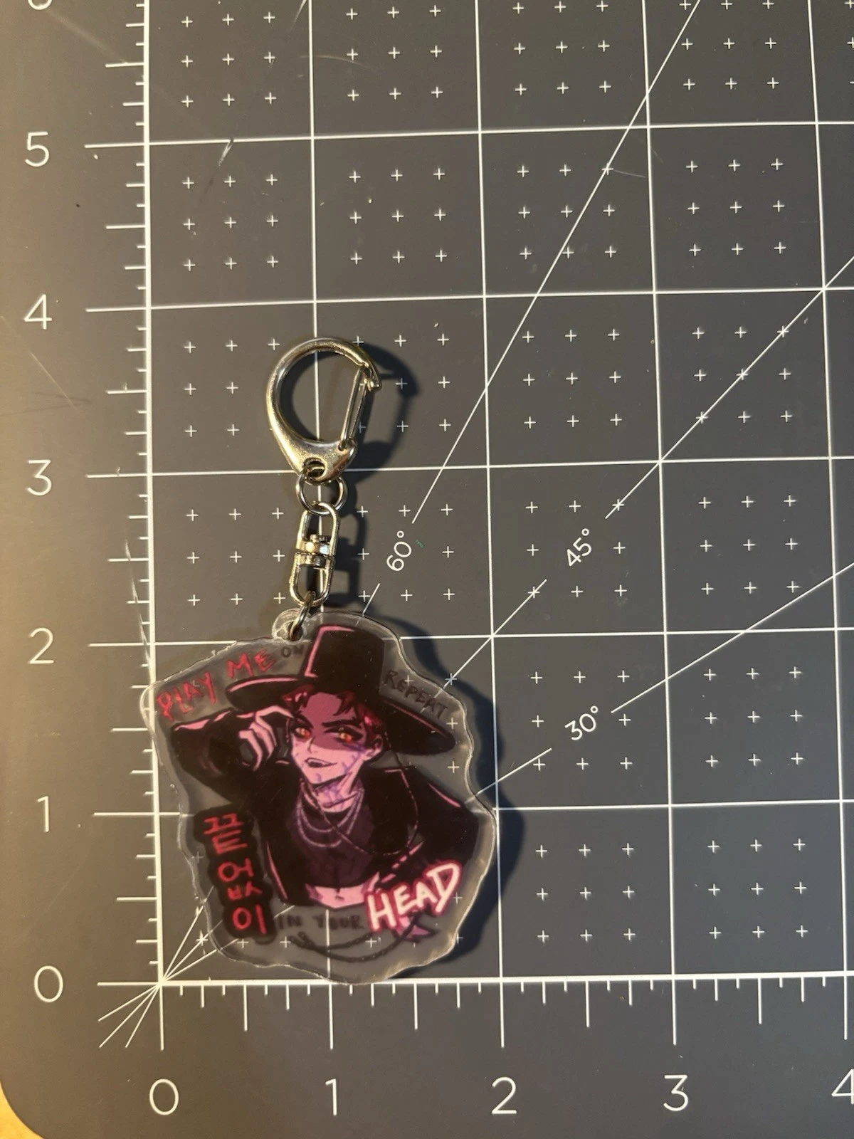 KPop Demon Hunter Saja Boys Abby Demon Acrylic Keychain Anime