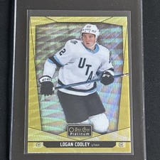 2024-25 O-Pee-Chee Platinum - Logan Cooley #99 Neon Yellow Surge