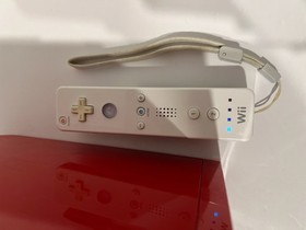 Nintendo Wii Red Console 25th Anniversary Plays GameCube Nice TESTED W/ Cables